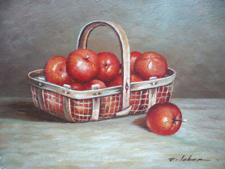 279-T1 | 20cm x 25cm | panier de pommes 